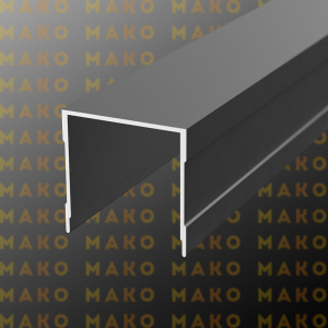 Направляющая верхняя одинарная MS330 Серебро (A00)